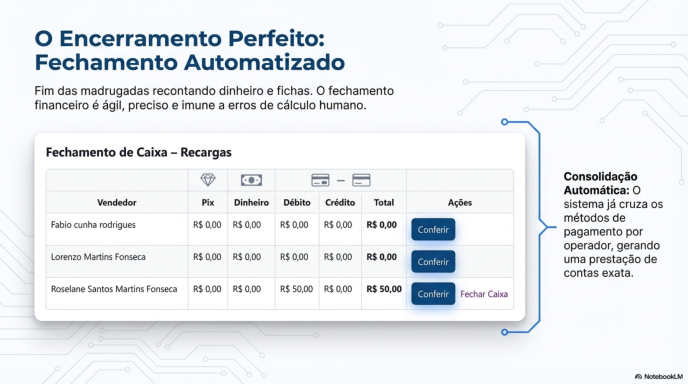 Fechamento automatizado Event Pay