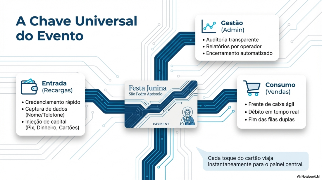 Fluxo da solução cashless